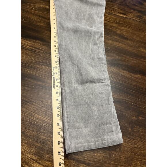 Made in Italy Gray Crinkle Pant Viscosa Blend with Stripe Side Size 2 - Picture 7 of 9